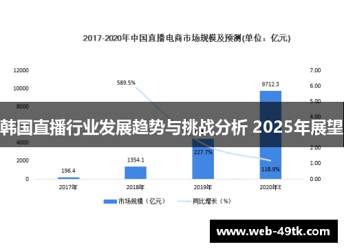韩国直播行业发展趋势与挑战分析 2025年展望